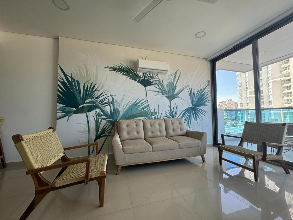 Samaria Club De Playa By Santa Marta Playa Resort, Preciosos Apartamentos En El Sector Exclusivo De Pozos Colorados Szoba fotó