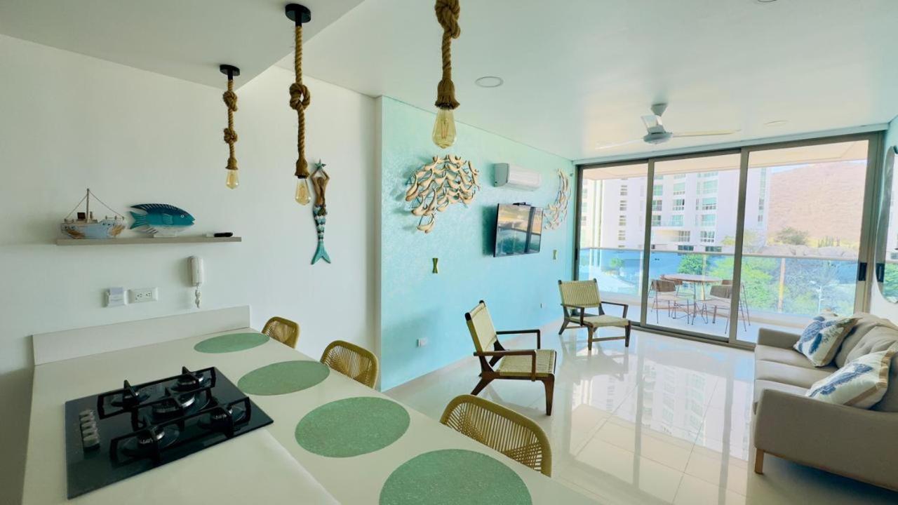 Samaria Club De Playa By Santa Marta Playa Resort, Preciosos Apartamentos En El Sector Exclusivo De Pozos Colorados Szoba fotó