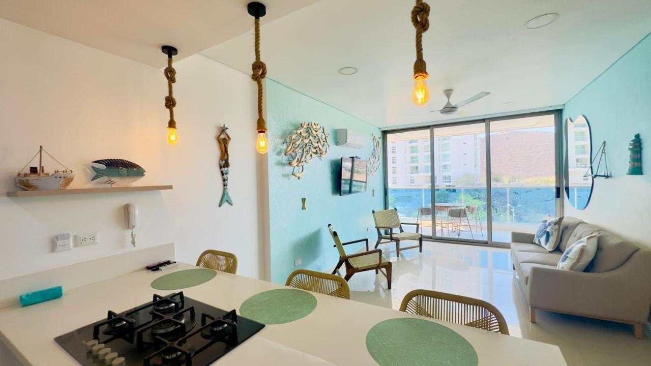 Samaria Club De Playa By Santa Marta Playa Resort, Preciosos Apartamentos En El Sector Exclusivo De Pozos Colorados Szoba fotó
